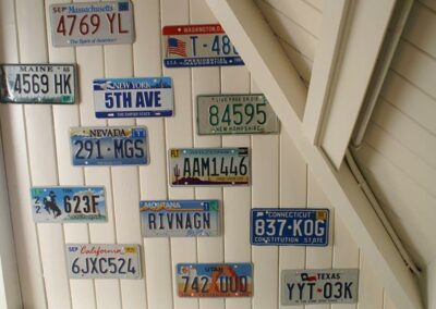 Amerikaanse licenseplates € 12,50 p/st