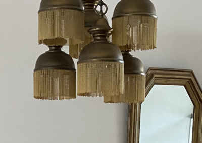 Antieke cascade lamp. € 245,00